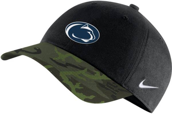 Nike Men's Penn State Nittany Lions Black/Camo Military Appreciation Legacy91 Adjustable Hat product image