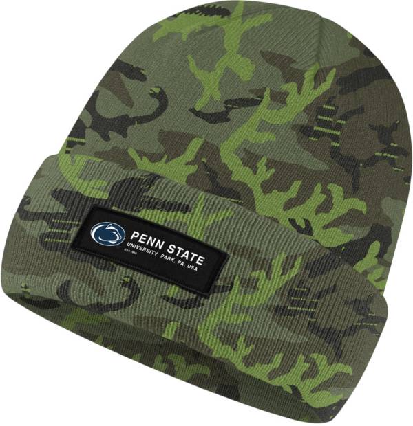 Nike Men's Penn State Nittany Lions Camo Military Appreciation Cuffed Knit Beanie product image