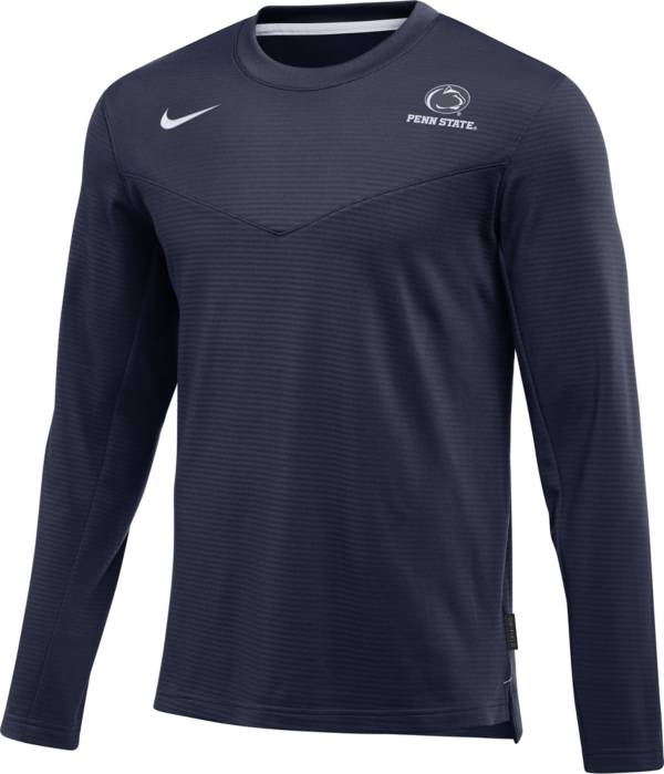 Nike Men's Penn State Nittany Lions Blue Dri-FIT Crew Long Sleeve T-Shirt product image