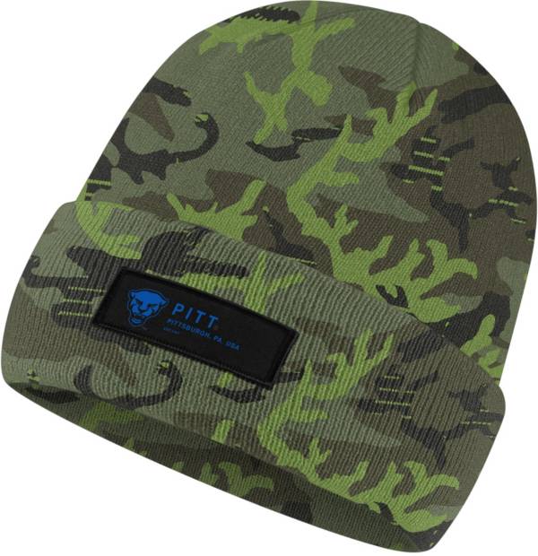 Nike Men's Pitt Panthers Camo Military Appreciation Cuffed Knit Beanie product image