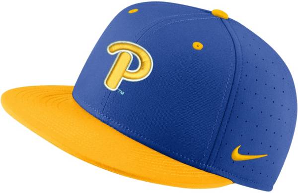 Nike Men's Pitt Panthers Blue Aero True Baseball Fitted Hat product image