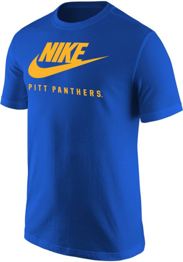 Nike Men's Pitt Panthers Blue Core Cotton Futura T-Shirt product image
