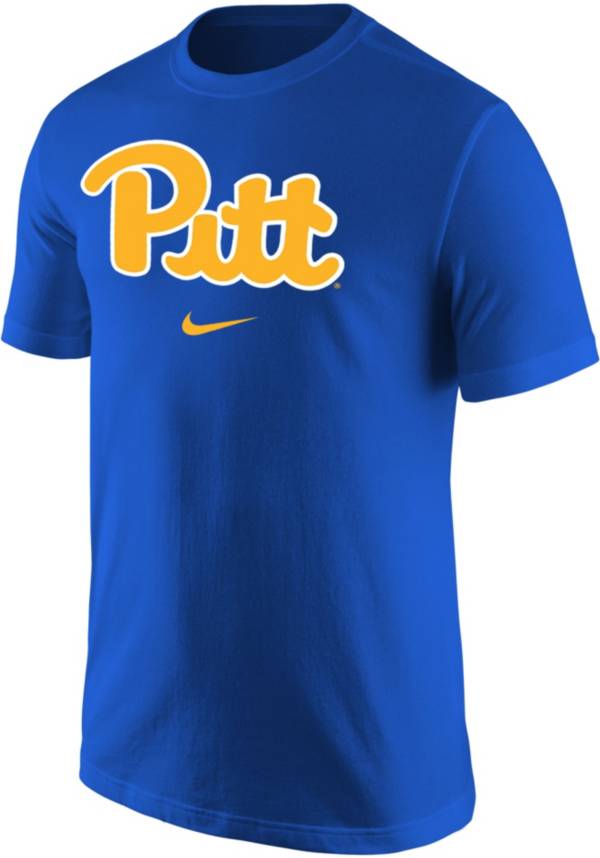 Nike Men's Pitt Panthers Blue Core Cotton T-Shirt product image