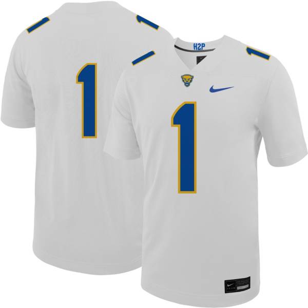 Nike Men's Pitt Panthers Larry Fitzgerald #1 Blue Untouchable Game