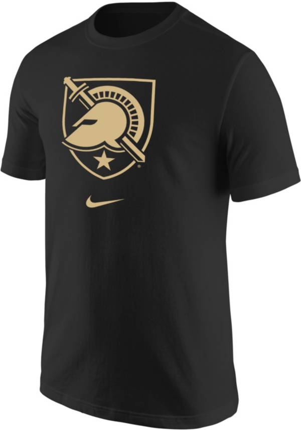 Nike Men's Army West Point Black Knights Army Black Core Cotton T-Shirt ...