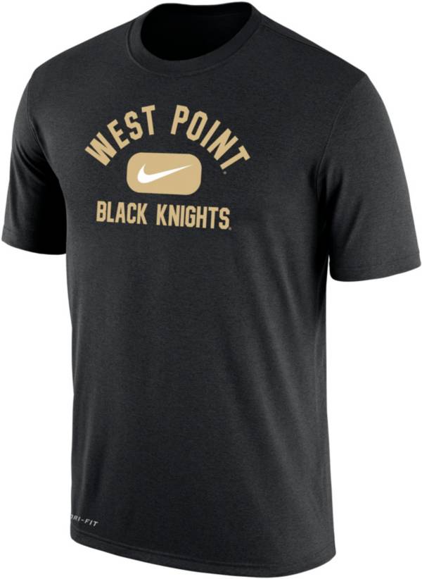 Nike Men's Army West Point Black Knights Army Black Dri-FIT Cotton Swoosh in Pill T-Shirt product image