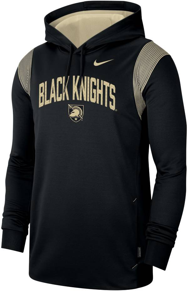 Nike Men's Army West Point Black Knights Army Black Therma-FIT Football Sideline Performance Pullover Hoodie product image