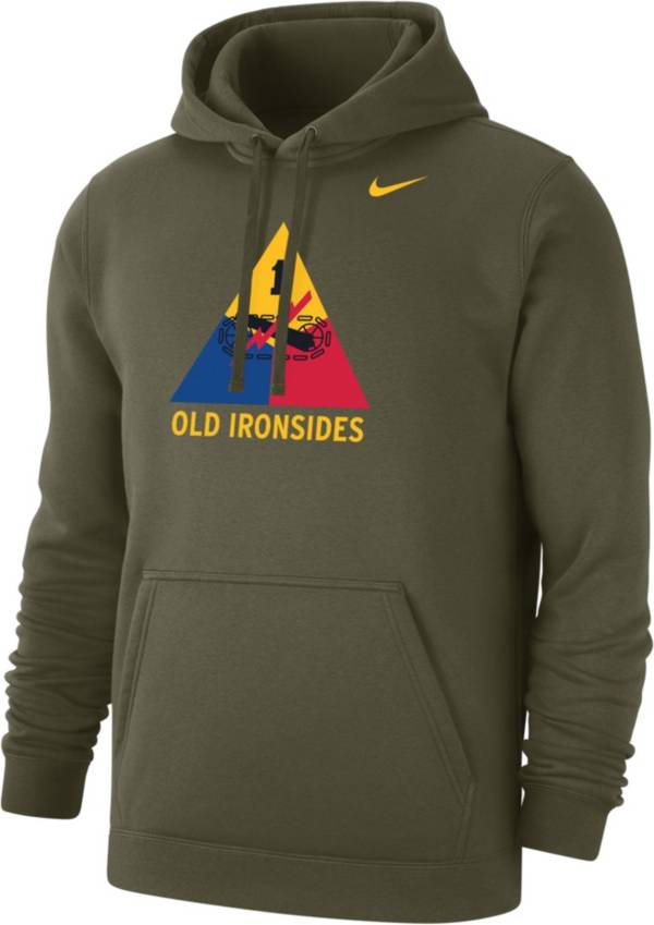 Nike Men's Army West Point Black Knights 2022 Football Rivalry Collection Green Old Ironsides Pullover Hoodie product image