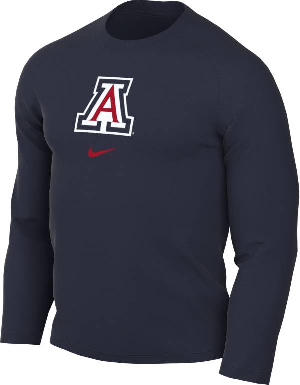 Nike Men's Arizona Wildcats Navy Spotlight Basketball Dri-FIT Long Sleeve T-Shirt product image