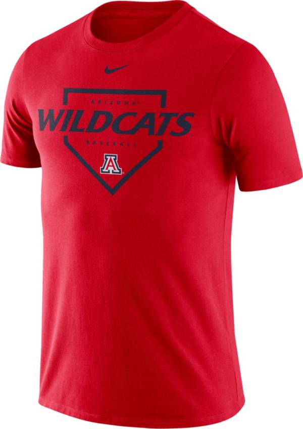 Nike Men's Arizona Wildcats Cardinal Dri-FIT Cotton Baseball Plate T-Shirt product image