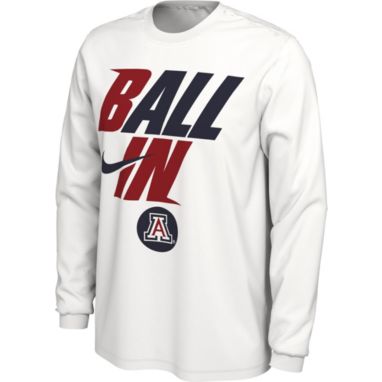 sorry, Nike Men's Arizona Wildcats White 2022 Basketball BALL IN Bench Long Sleeve T-Shirt is currently out of stock