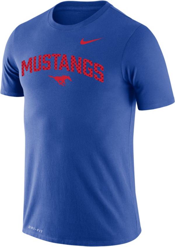 Nike Men's Southern Methodist Mustangs Blue Dri-FIT Legend T-Shirt product image