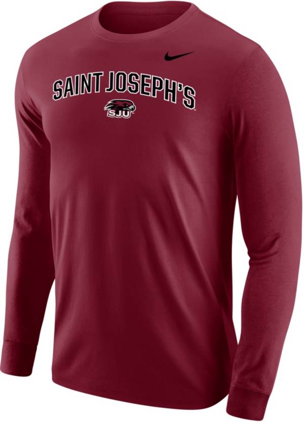 Nike Men's Saint Joseph's Hawks Crimson Core Cotton Long Sleeve T-Shirt product image