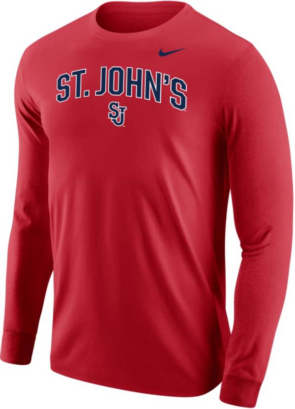 Nike Men's St. John's Red Storm Red Club Fleece Wordmark Pullover Hoodie product image