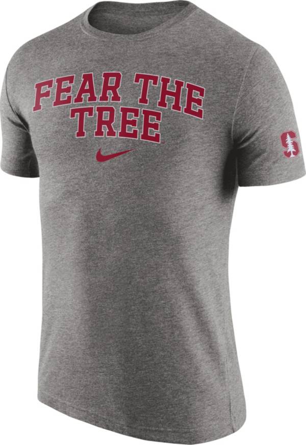 Nike Men's Stanford Cardinal Grey Fear the Tree Dri-FIT Tri-Blend