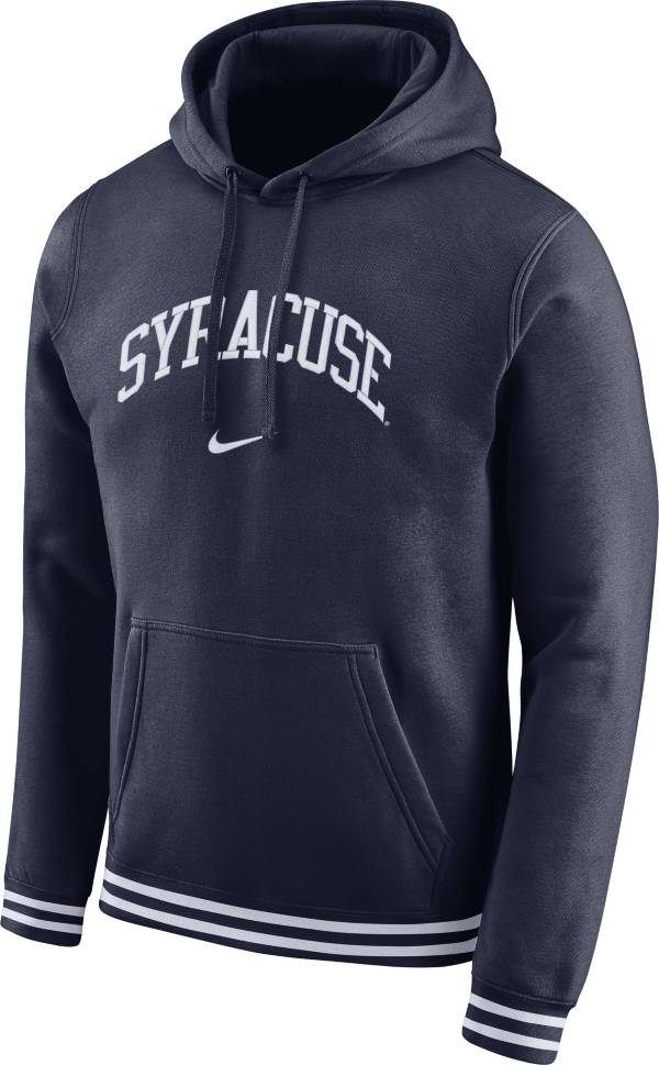 Nike Men's Syracuse Orange Blue Retro Fleece Pullover Hoodie product image
