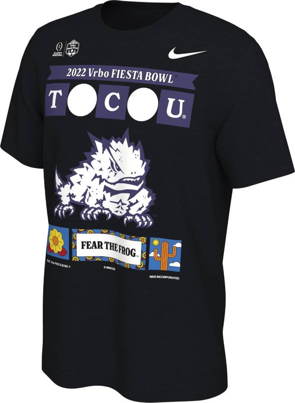 Nike Men's 2022-23 College Football Playoff Fiesta Bowl Bound TCU Horned Frogs T-Shirt product image