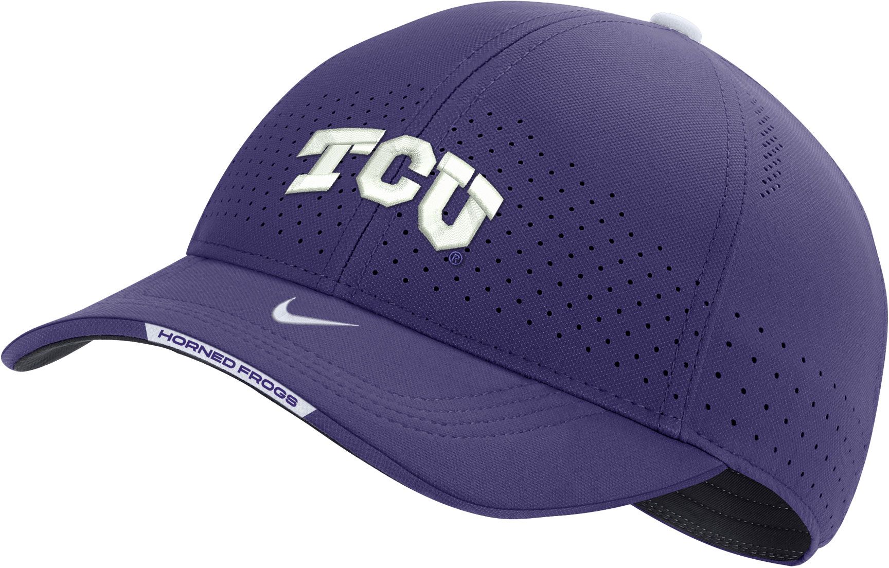 Nike Men's TCU Horned Frogs Purple AeroBill Swoosh Flex Classic99 Football Sideline Hat product image