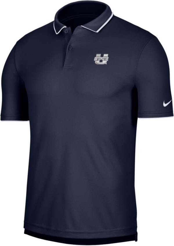 Nike Men's Utah State Aggies Blue UV Collegiate Polo product image