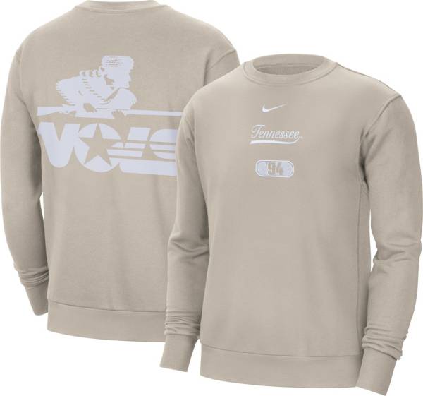 Nike Men's Tennessee Volunteers Cream Sportswear Fleece Crew Neck Sweatshirt product image