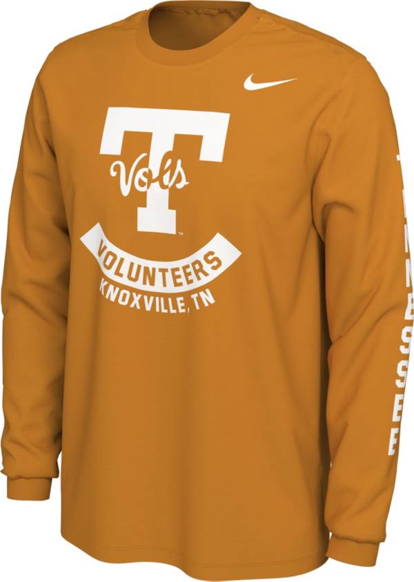 Nike Men's Tennessee Volunteers Tennessee Orange Vault Logo Long Sleeve T-Shirt product image