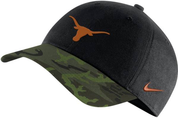 Nike Men's Texas Longhorns Black/Camo Military Appreciation Legacy91 Adjustable Hat product image