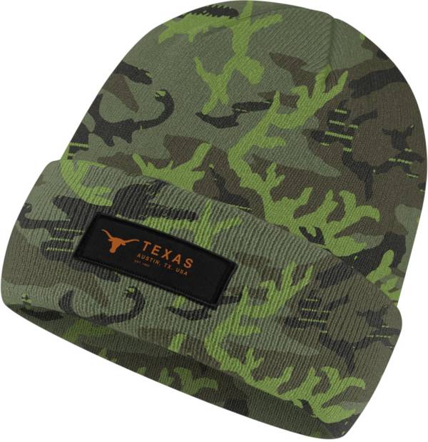 Nike Men's Texas Longhorns Camo Military Appreciation Cuffed Knit Beanie product image