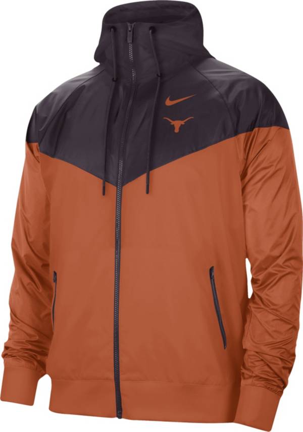 Burnt orange store windbreaker