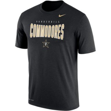 sorry, Nike Men's Vanderbilt Commodores Black Dri-FIT Cotton T-Shirt is currently out of stock