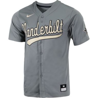 sorry, Nike Men's Vanderbilt Commodores Grey Full Button Replica Baseball Jersey is currently out of stock