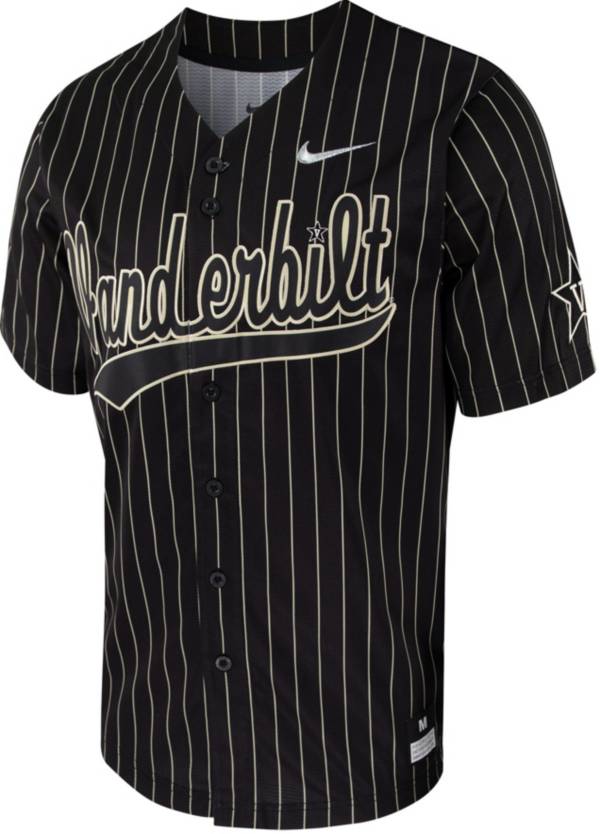 Official New Era Las Vegas Raiders White Pinstripe Baseball Jersey