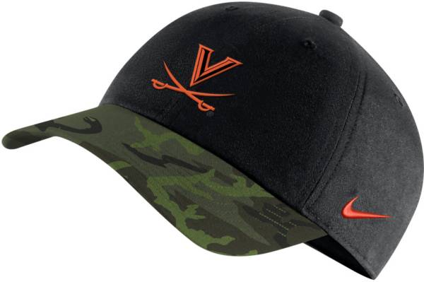 Nike Men's Virginia Cavaliers Black/Camo Military Appreciation Legacy91 Adjustable Hat product image