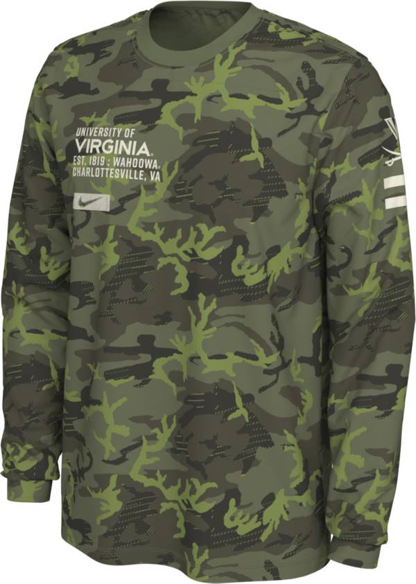 Nike Men's Virginia Cavaliers Camo Military Appreciation Long Sleeve T-Shirt product image