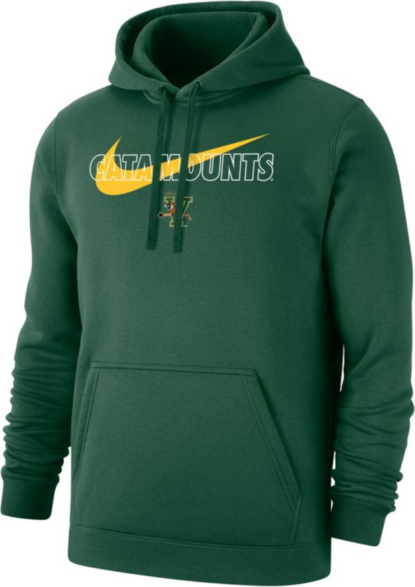 Nike Men's Vermont Catamounts Green Club Fleece Wordmark Pullover Hoodie product image