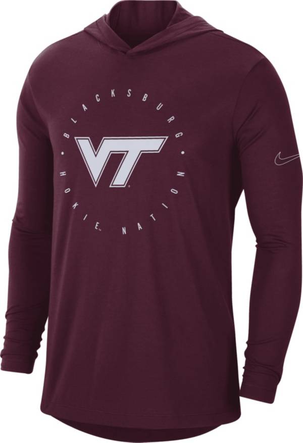 maroon dri fit long sleeve