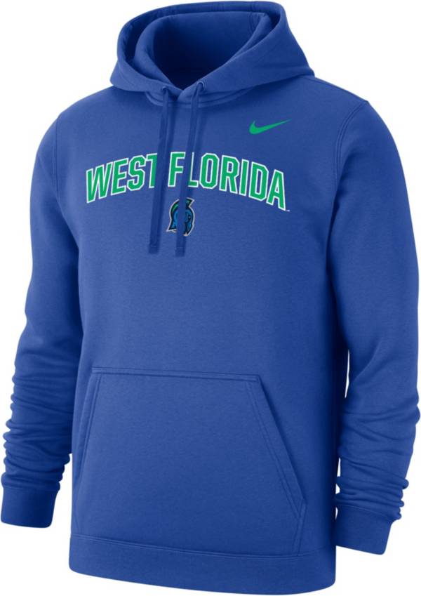 Nike Men's West Florida Argonauts Royal Blue Club Fleece Wordmark Pullover Hoodie product image