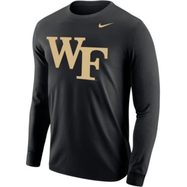sorry, Nike Men's Wake Forest Demon Deacons Black Core Cotton Graphic Long Sleeve T-Shirt is currently out of stock
