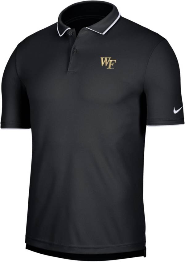 Nike Men's Wake Forest Demon Deacons Black UV Collegiate Polo product image
