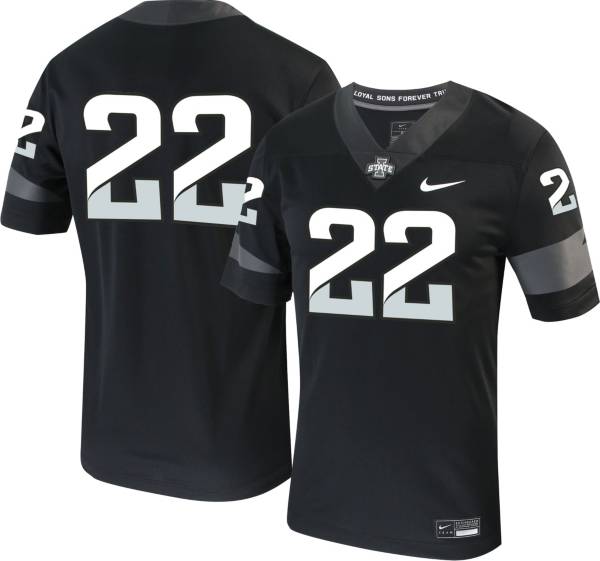 Nike Men's Iowa State Cyclones #22 Black Untouchable Game Football Jersey