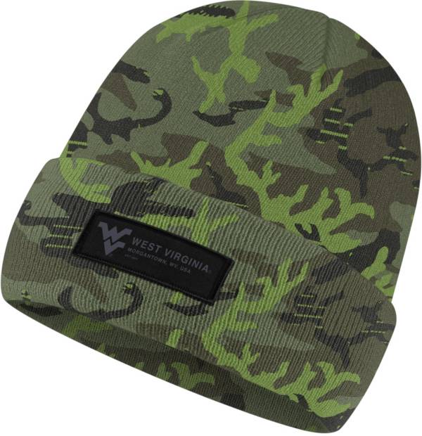 Nike Men's West Virginia Mountaineers Camo Military Appreciation Cuffed Knit Beanie product image