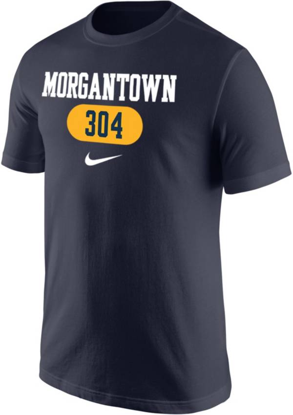 Nike Men s West Virginia Mountaineers Blue Morgantown 304 Area