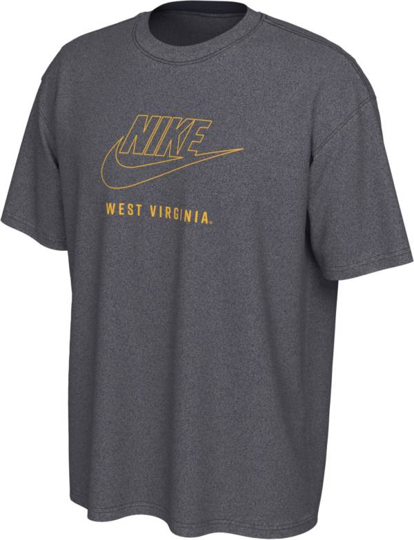 Nike Men's West Virginia Mountaineers Blue Max90 Washed Cotton T-Shirt product image