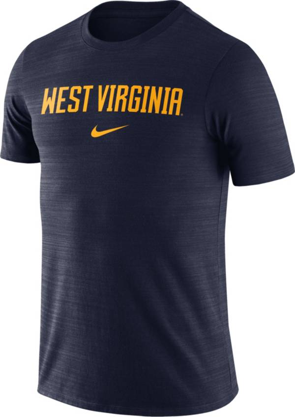 Nike Men's West Virginia Mountaineers Blue Dri-FIT Velocity Legend Team Issue T-Shirt product image