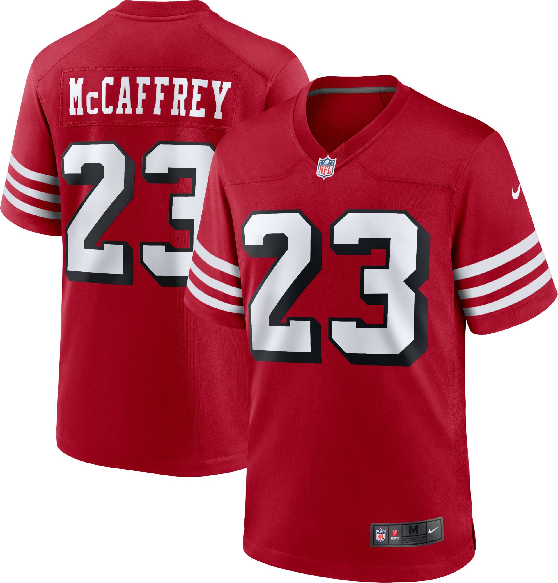 Nike Men's San Francisco 49ers Christian McCaffrey #23 Alternate Game Jersey product image