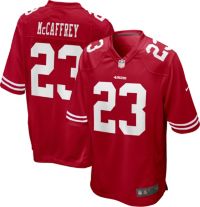 Nike Men's San Francisco 49ers Christian McCaffrey #23 Atmosphere Grey Game  Jersey