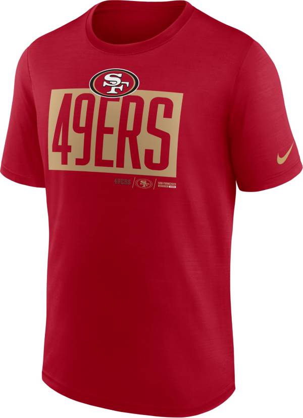 Nike Men's San Francisco 49ers Exceed Block Red T-Shirt product image