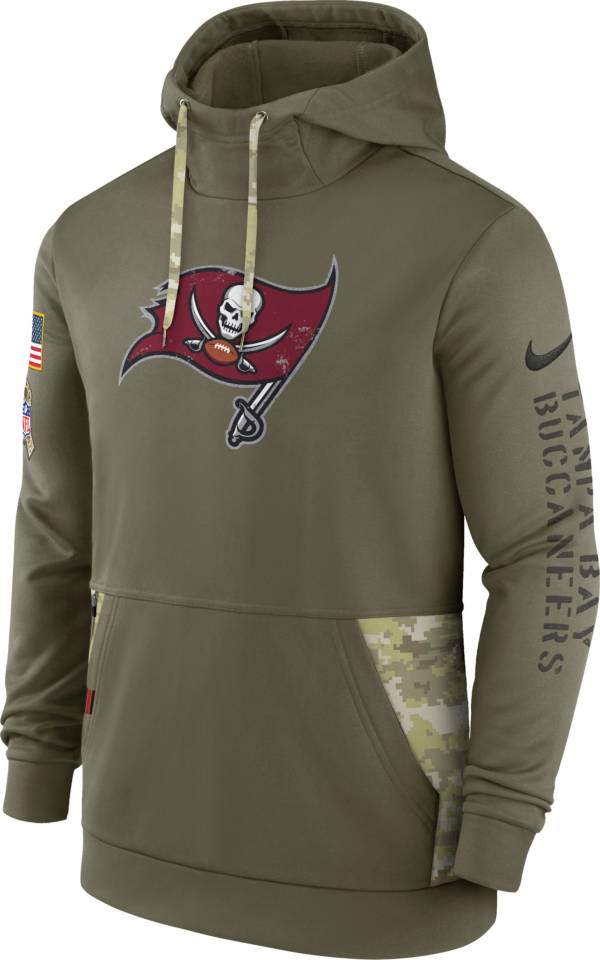 Nike Men's Tampa Bay Buccaneers Salute to Service Olive Therma-FIT Hoodie product image