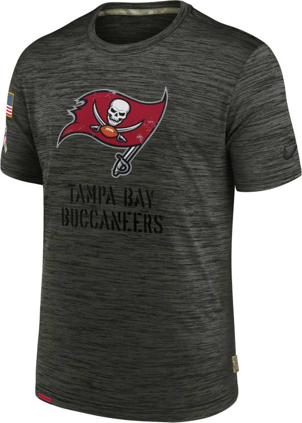 Nike Men's Tampa Bay Buccaneers Salute to Service Olive Velocity T-Shirt product image