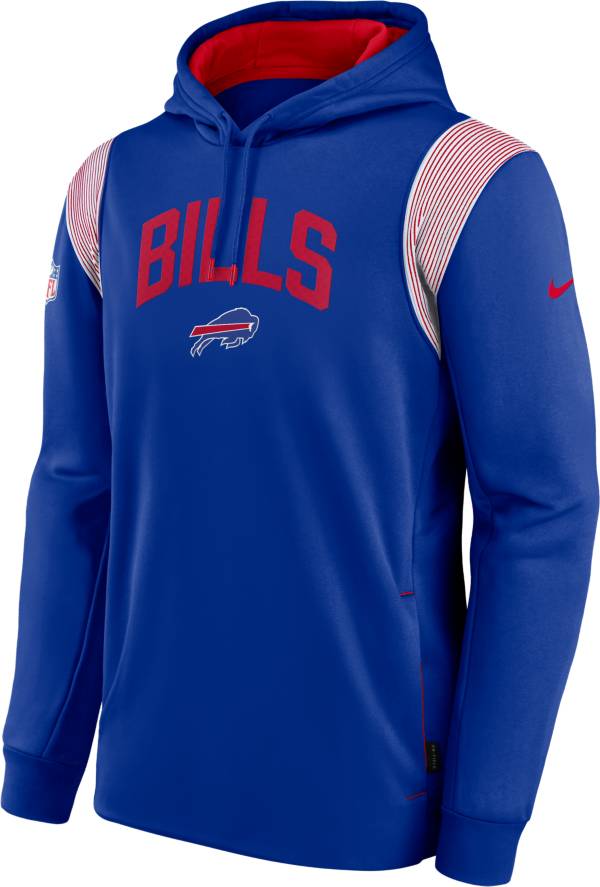 Nike Men's Buffalo Bills Sideline Therma-FIT Royal Pullover Hoodie product image