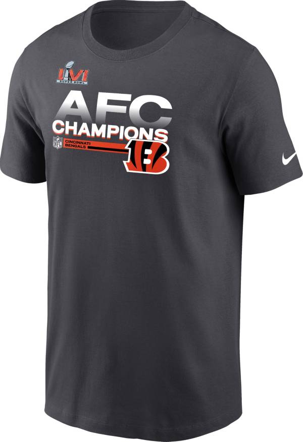 Nike 2021 AFC Conference Champions Cincinnati Bengals Locker Room T-Shirt